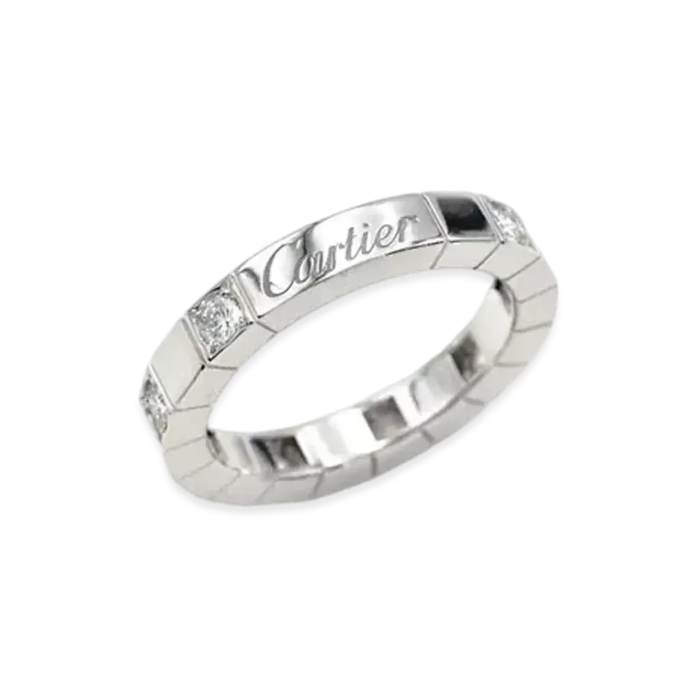 Cartier Raniere Ring Half Diamond "White Gold"