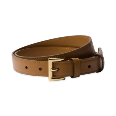 PRADA Leather Belt "Camel"