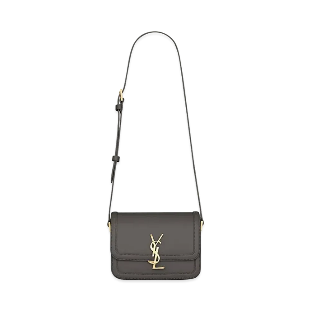 Saint Laurent Solferino Small Satchel In Box Saint Laurent Leather "Storm"