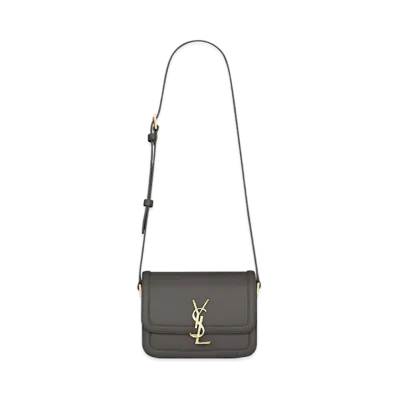 Saint Laurent Solferino Small Satchel In Box Saint Laurent Leather "Storm"