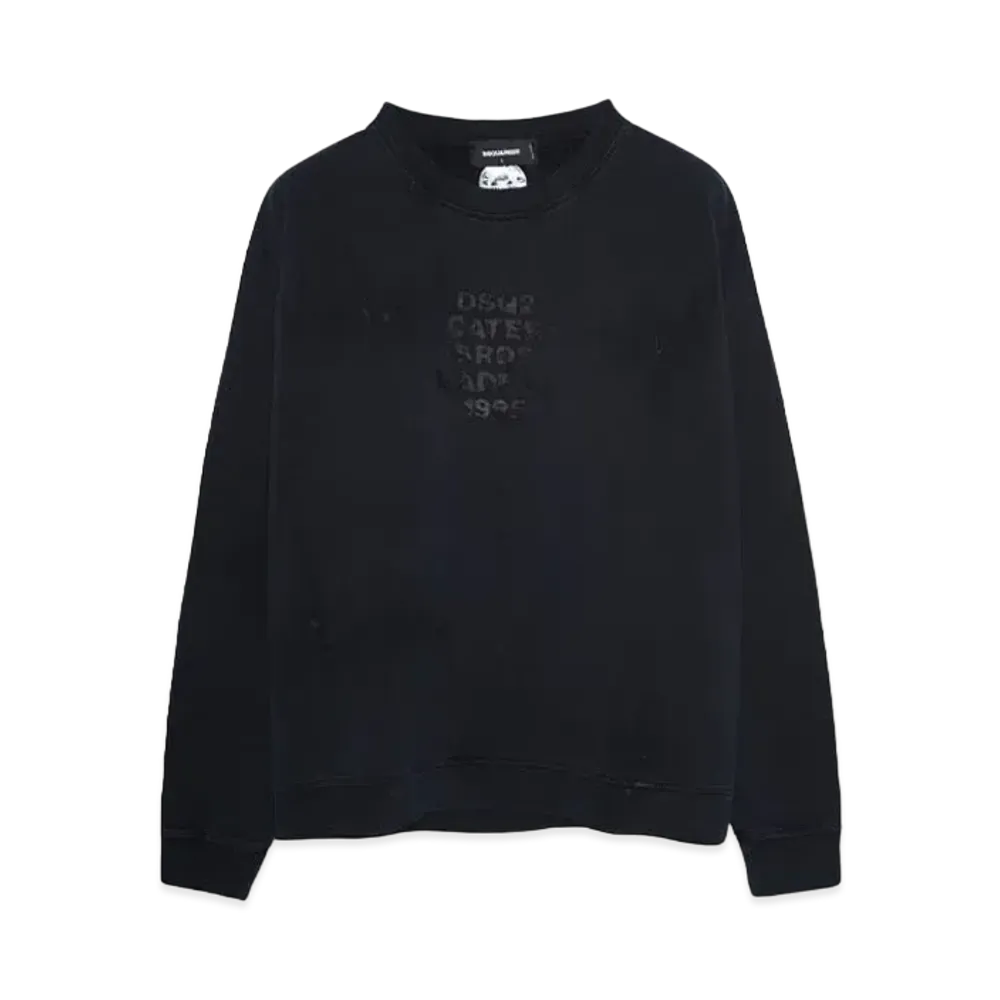 DSQUARED2 Relax Fit Crewneck "CHARCOAL"