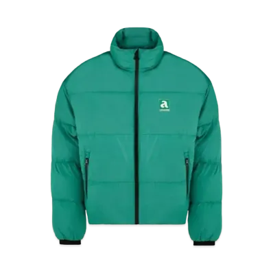 A FEW GOOD KIDS A Logo Down Jacket "Green"