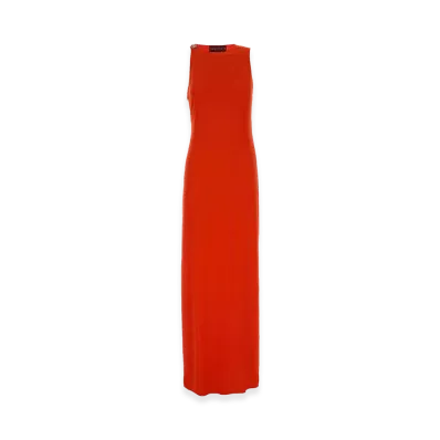 GUCCI Women's Crepe Dress "Orange"