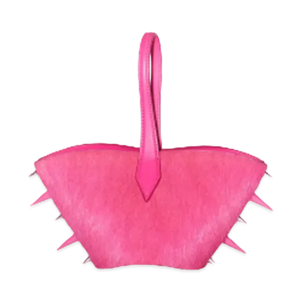 Acne Studios Spike Top Handle Bag "Fuchsia Pink"