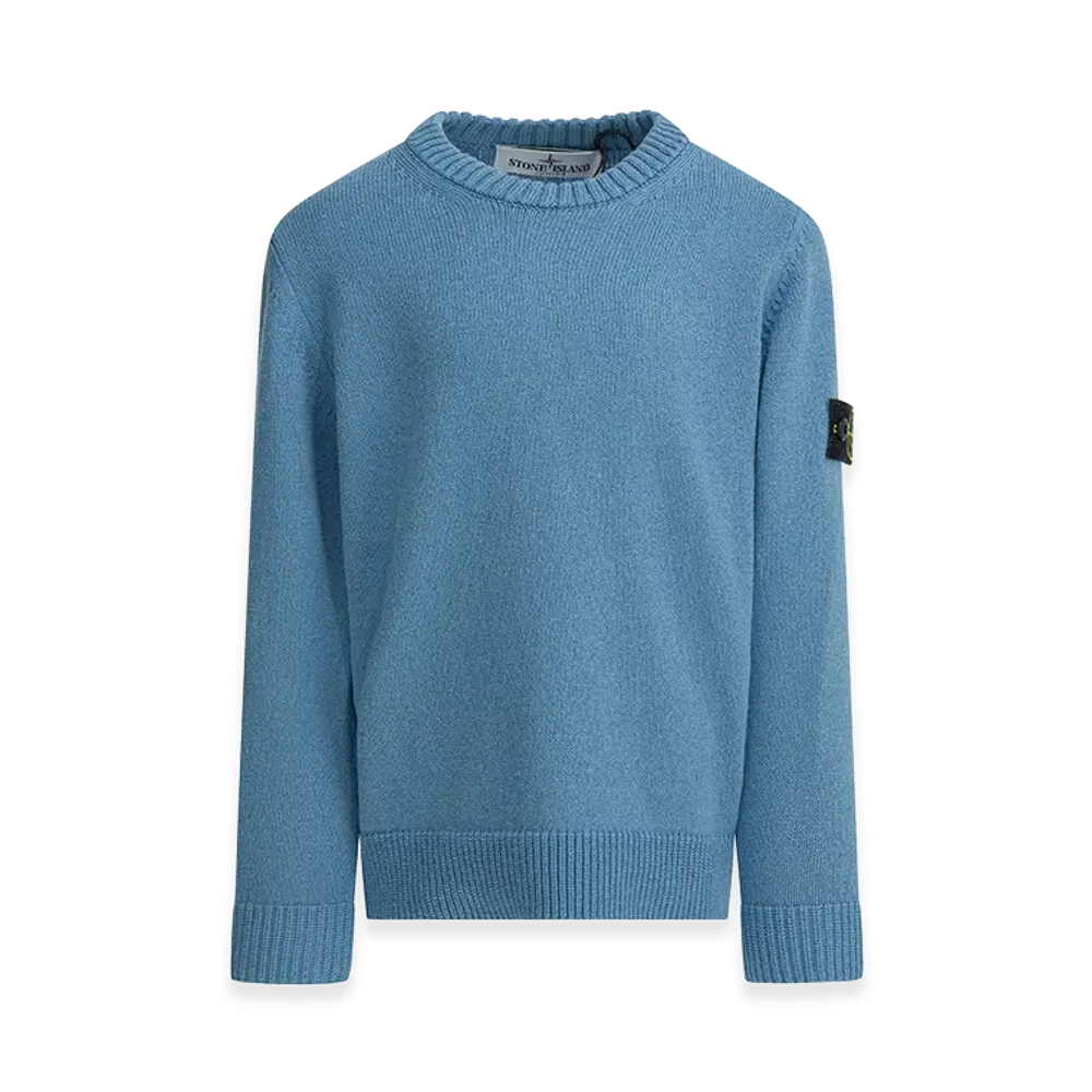 Stone Island Kids Knitwear "Light Blue"