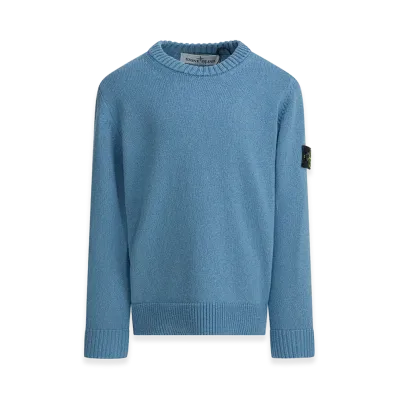 Stone Island Kids Knitwear "Light Blue"