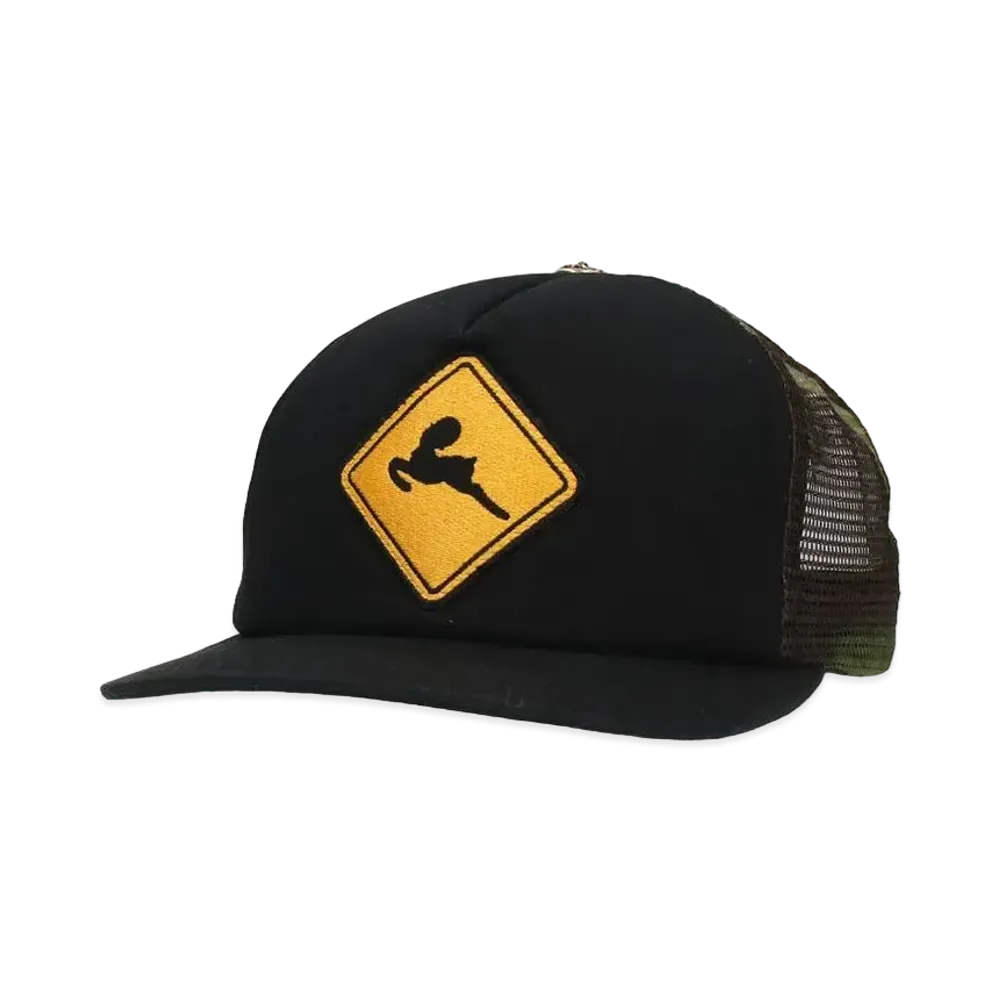 Chrome Hearts Trucker Cap Foti Cross Ball Mesh Camouflage "Green/Brown"