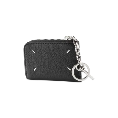 Maison Margiela 4Stitch Calfskin L-Shaped Coin Purse "Black"
