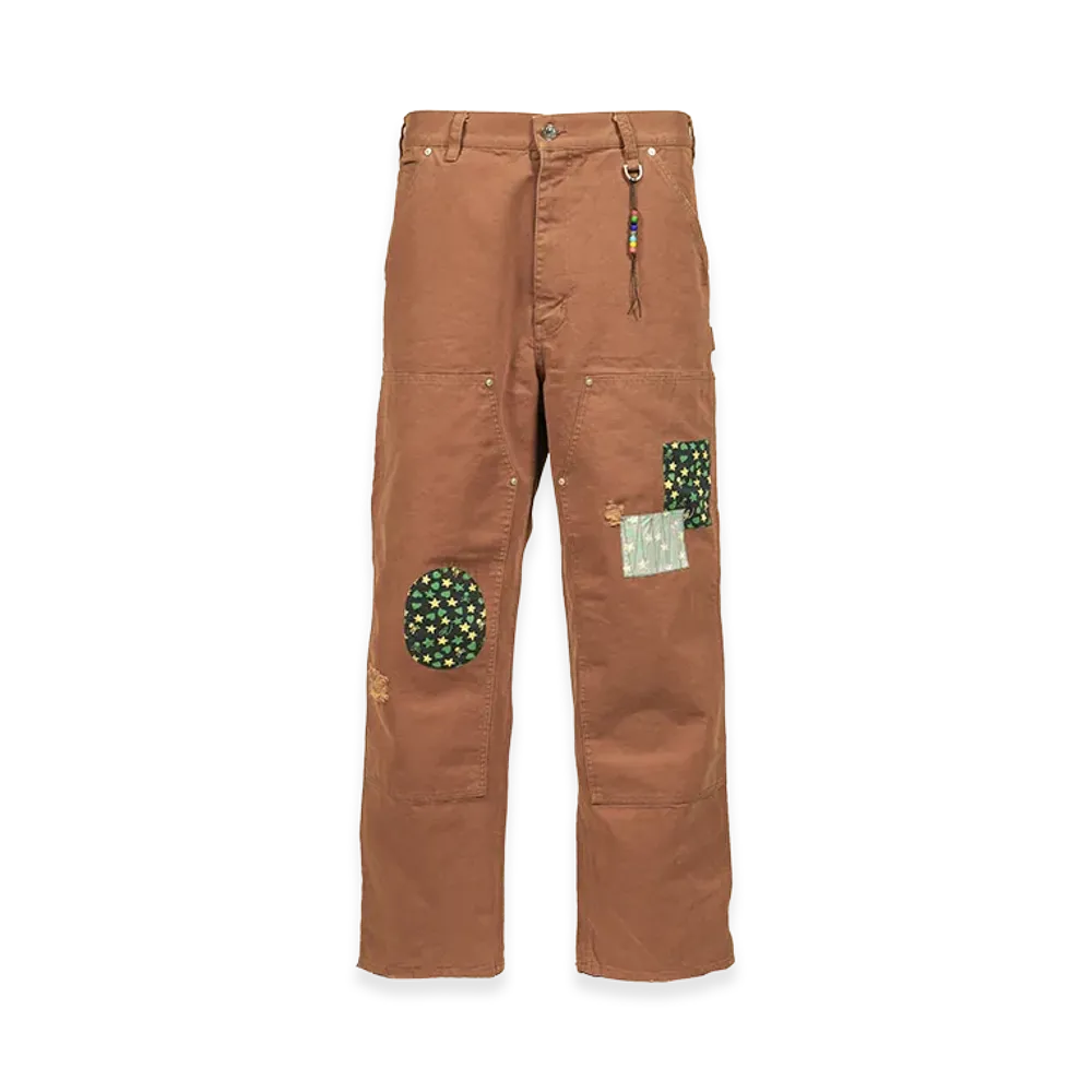 SWJP x mastermind JAPAN DK Carpenter Pants "Brown"