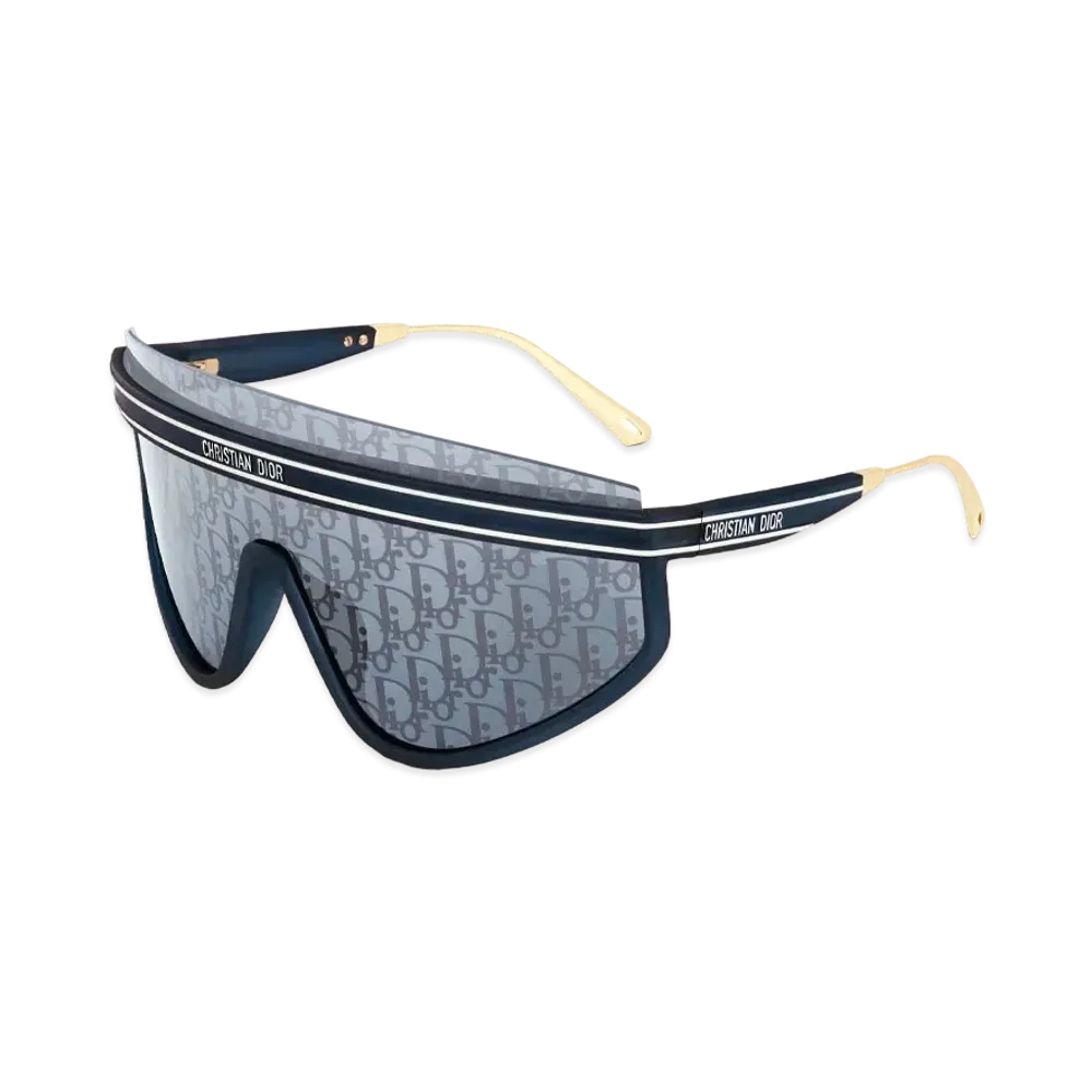 Dior DiorClub M2U Translucent Blue Dior Oblique Mask Sunglasses "Translucent Blue"