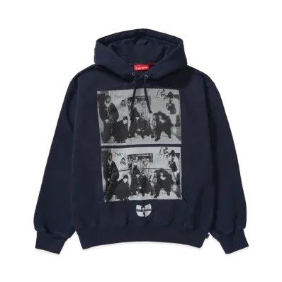 Supreme x Wu-Tang Clan Hooded Sweatshirt "Navy"