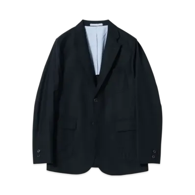 BEAMS 3B Jacket Flannel "Navy"