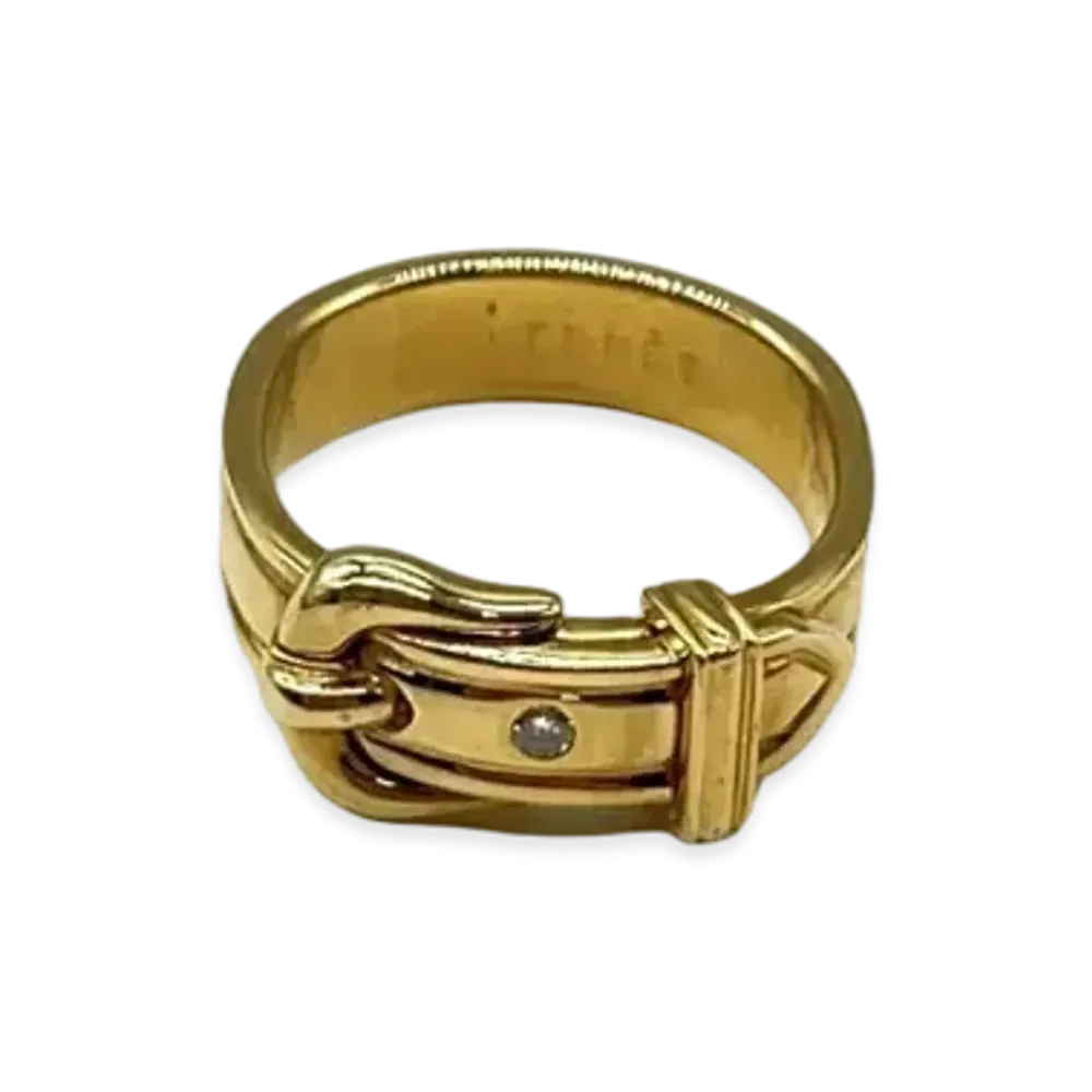Hermes Saintur Ring 1PD Diamond "Gold"