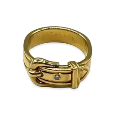 Hermes Saintur Ring 1PD Diamond "Gold"