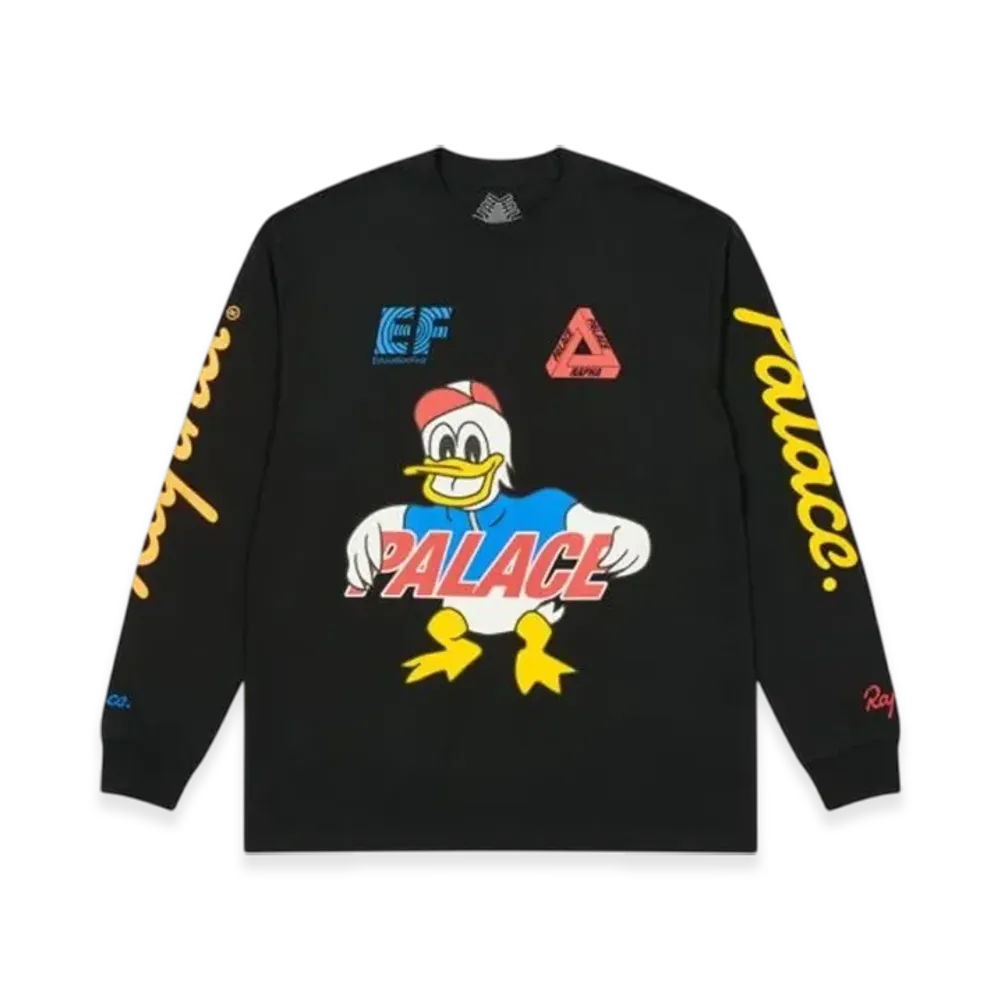 PALACE x Rapha LS T-Shirt "Black"