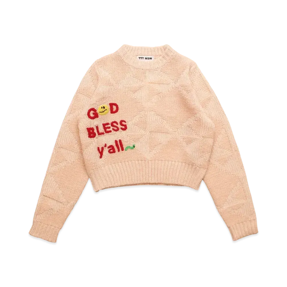 TTT MSW Quilt Pattern Knit "Pink"