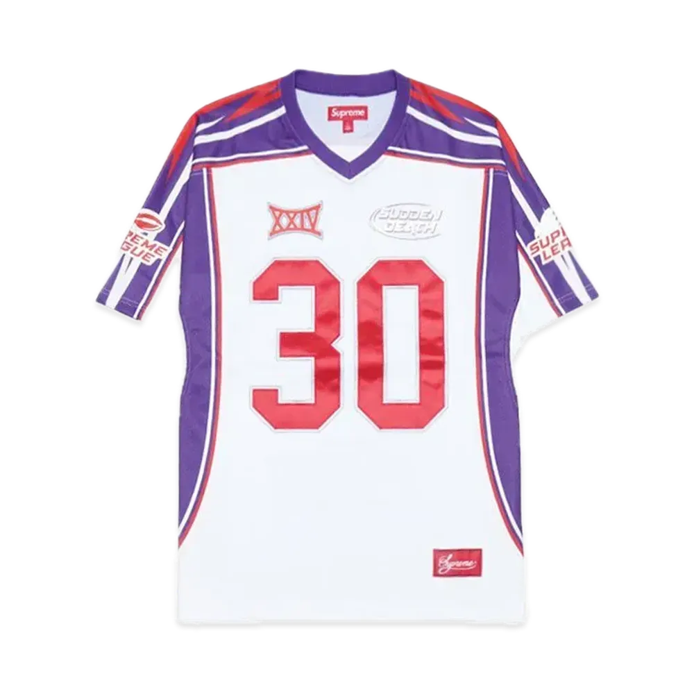 Supreme Sudden Death Football Jersey "White"