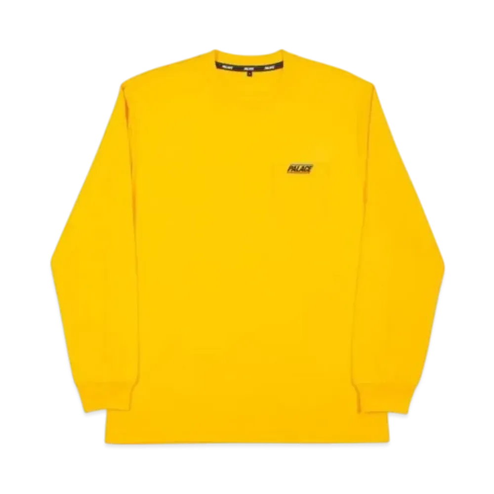 PALACE Basically a Pocket Longsleeve "Yellow"