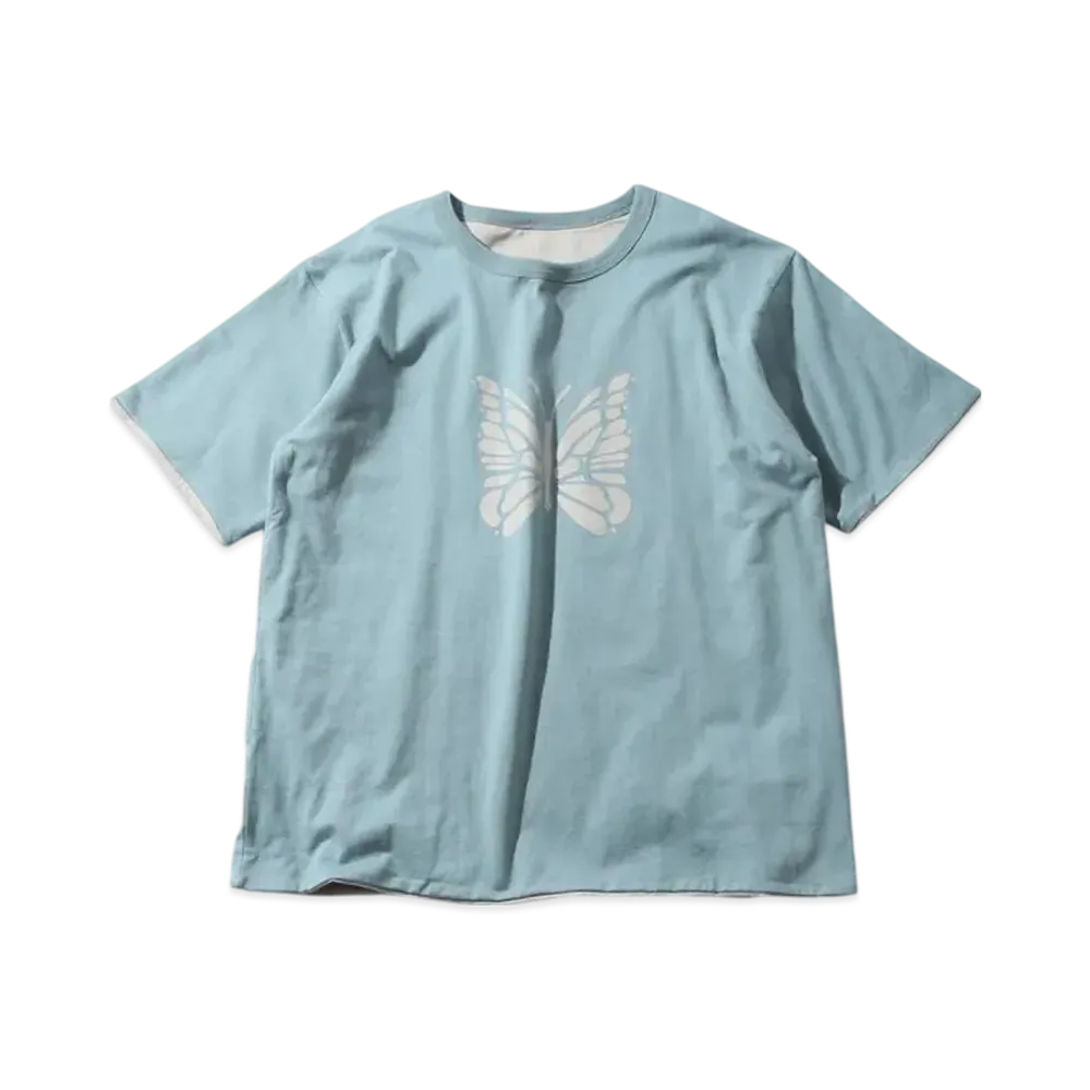 Needles S/S Reversible Tee "Blue"