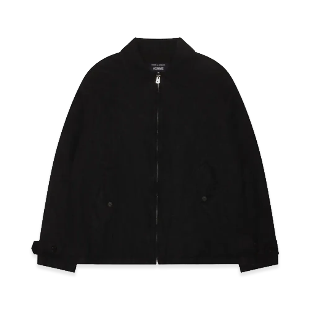 COMME des GARCONS HOMME Wool Sergegarment Fulled Jackets "Charcoal"