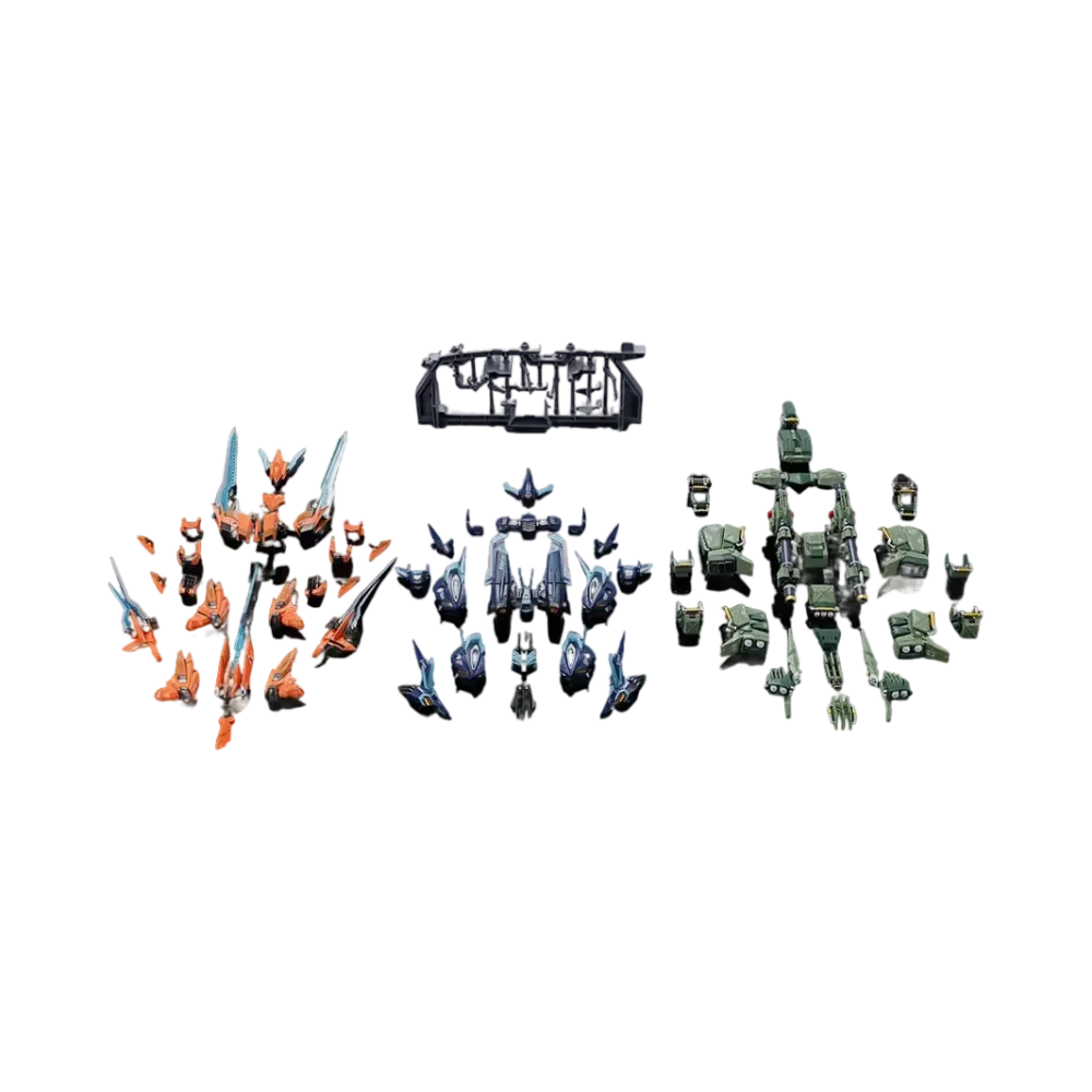 BANDAI "CHOGOKIN" -Zoids- CHANGING ARMOR SET FOR RZ-041 LIGER ZERO