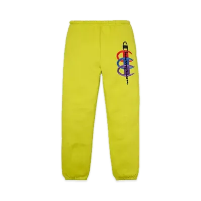 Supreme x Champion Stacked C Sweatpant "Bright Green"