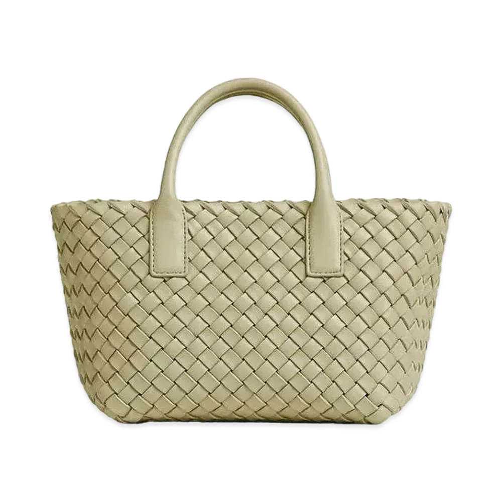 Bottega Veneta Mini Cabat "Travertine"