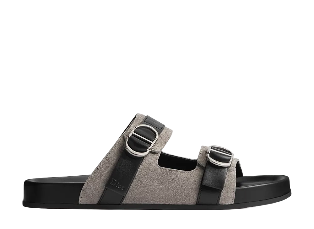 Dior Aqua Sandal Suede Calfskin "Gray"