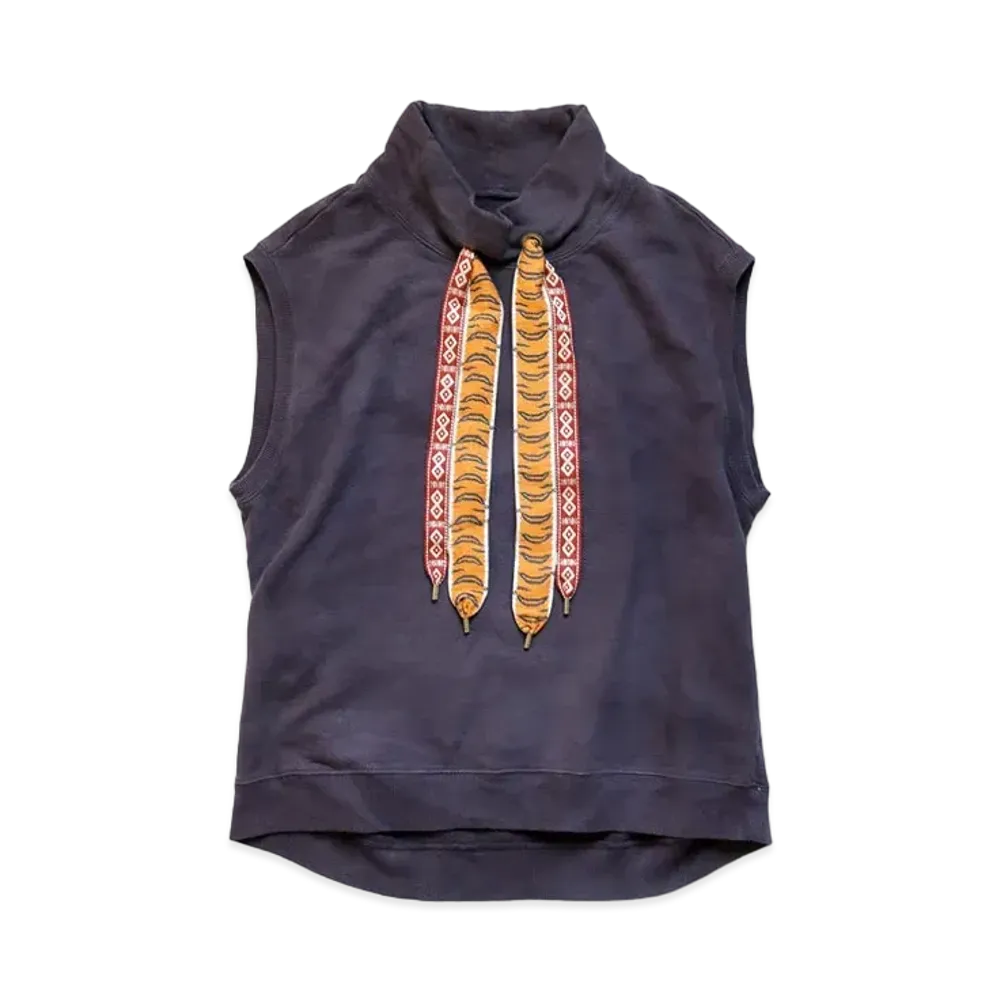 KAPITAL BACK HAIR MLAXY COOK NECK VEST (NEPAL TIGER) "Nonscon"