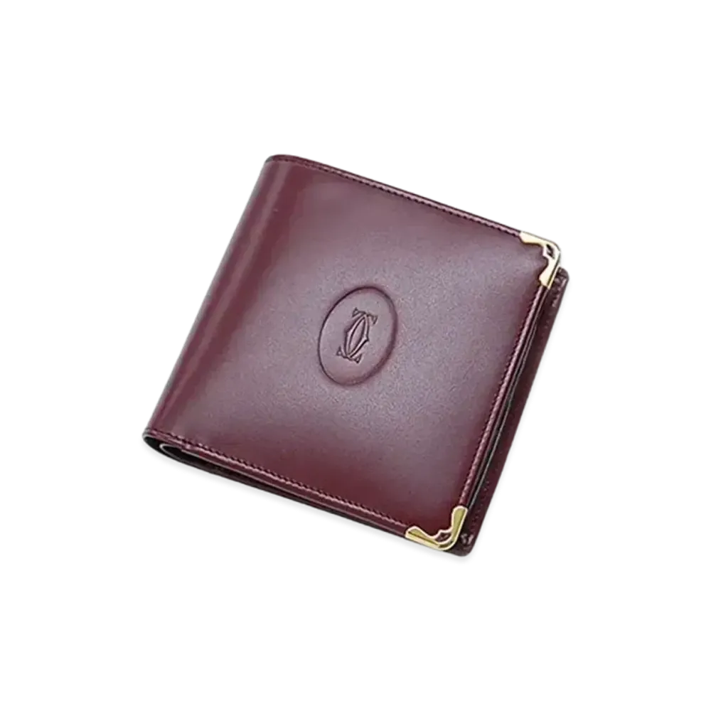 Cartier Must de Cartier Compact Wallet "Bordeaux"