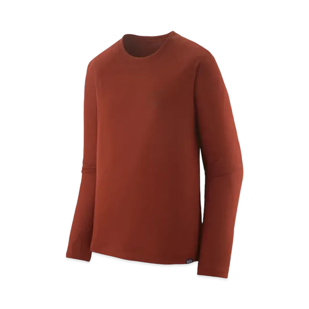Patagonia Men's Longsleep Cap Cool Trail Graphic Shirt "Red"