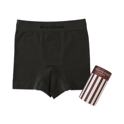 GELATO PIQUE x Homme Free Size Boxer Shorts "Charcoal Gray"