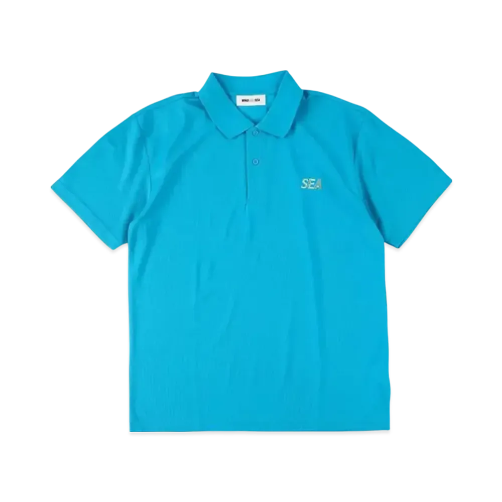 WIND AND SEA Sea Dry Kanoko Polo Shirt T."Blue"