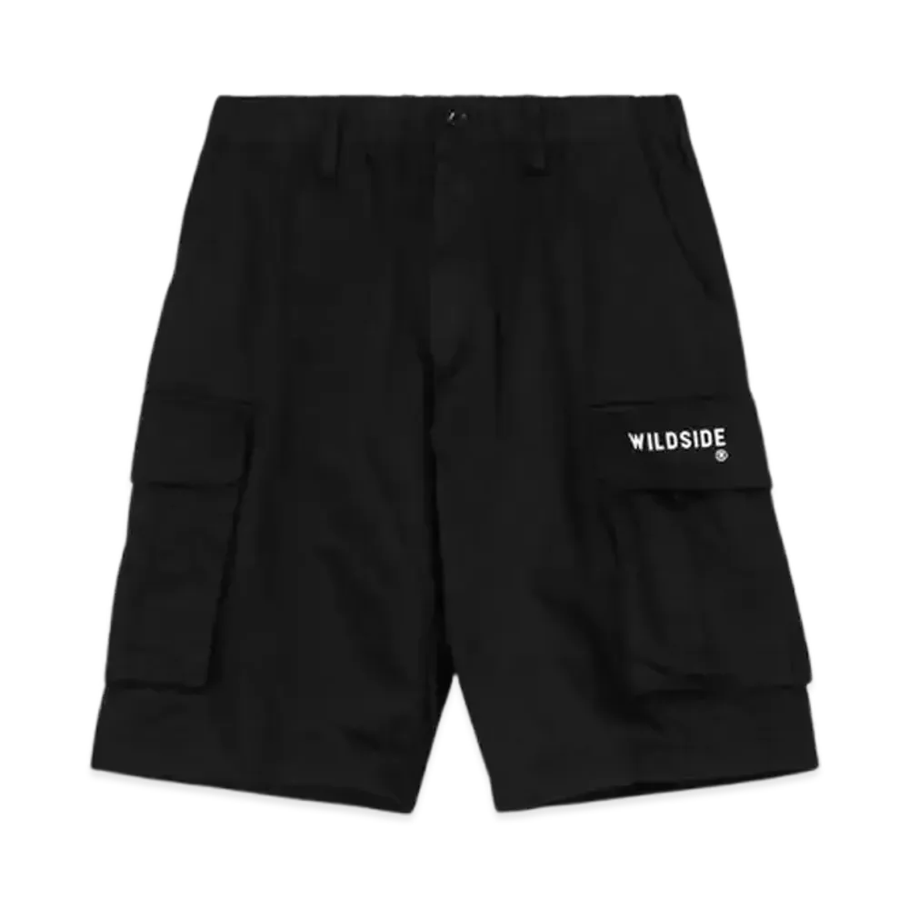 WILDSIDE YOHJI YAMAMOTO Short Cargo Pants "Black"