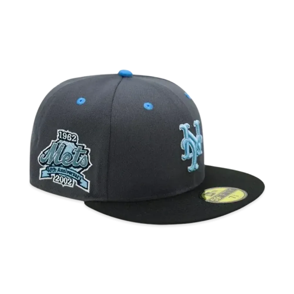 NEW ERA x THE CAP 'Rock Glacier' 59Fifty New York Mets "Graphite/Black"