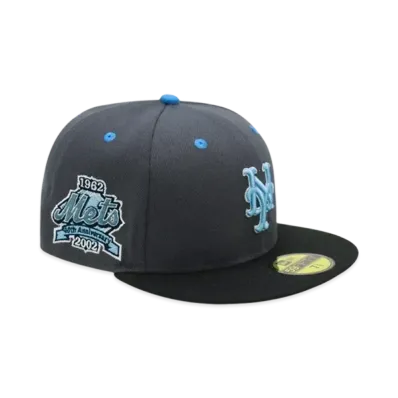 NEW ERA x THE CAP 'Rock Glacier' 59Fifty New York Mets "Graphite/Black"