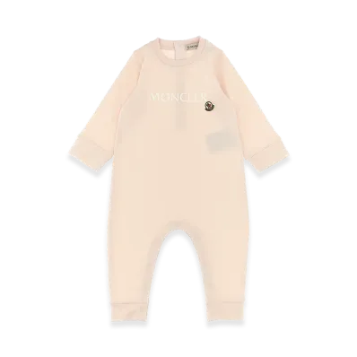 MONCLER Kids Logo Print Bib "Pink"