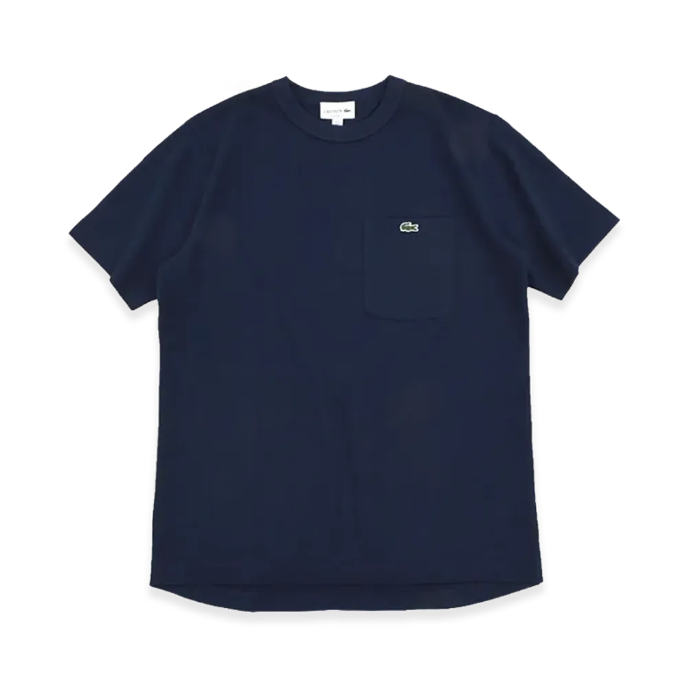 LACOSTE Pique S/S Tee "Navy"