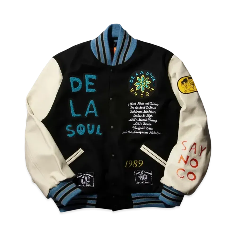 UNION x DE LA SOUL Varsity Jacket "Black"