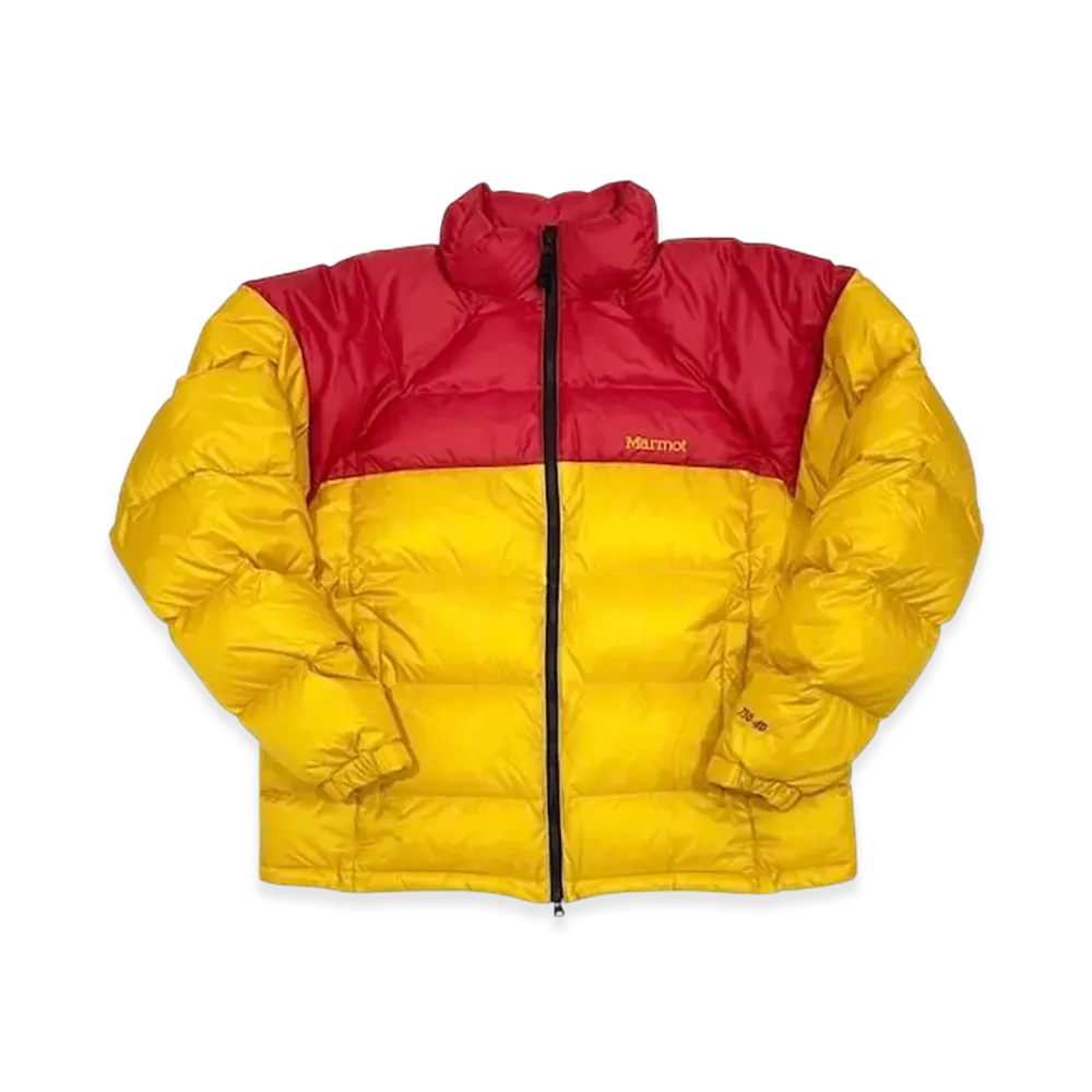 STABRIDGE x Marmot - The Apartment Exclusive Down Sweater Jacket "Gold/Team Red"