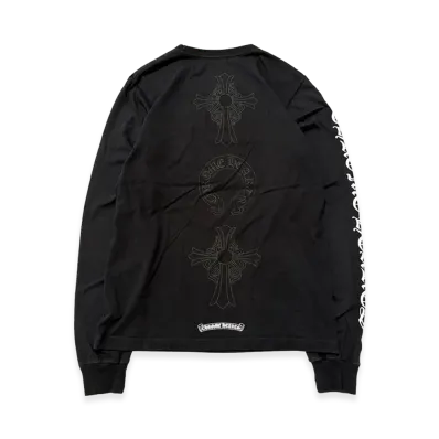 Chrome Hearts Cross Horseshoe Print L/S T-Shirt "Black"