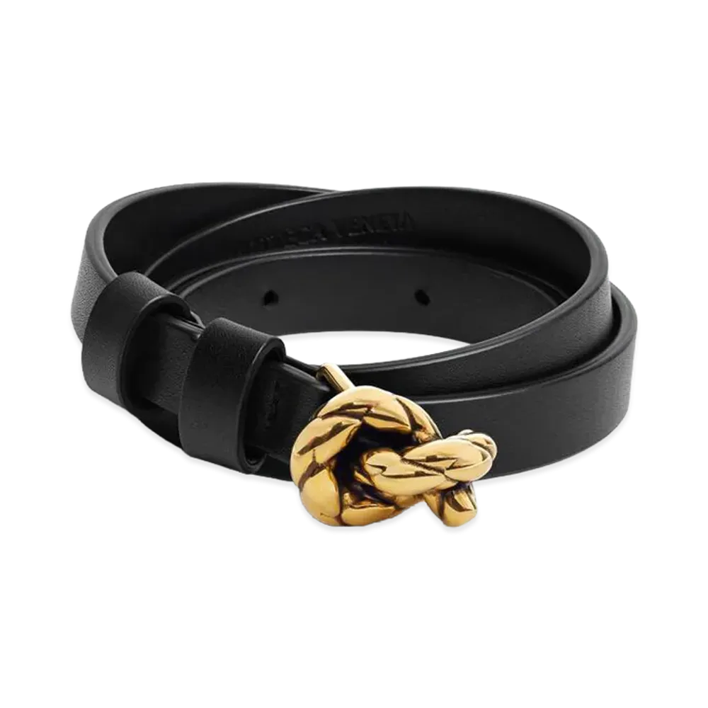 Bottega Veneta Knot Belt "Black"
