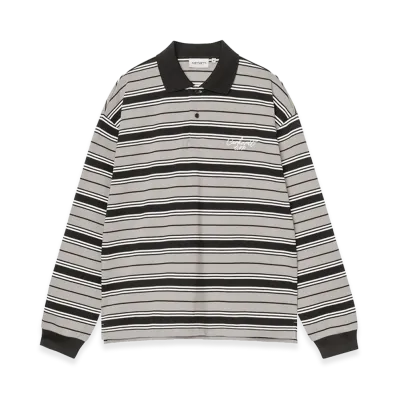 Carhartt WIP L/S Devitt Rugby Shirt "Devitt Stripe/Shady Grey"