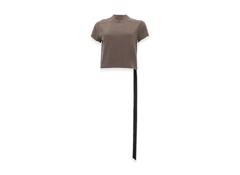 Rick Owens DRKSHDW Women's Cropped Small Level T-Shirt "Brown"