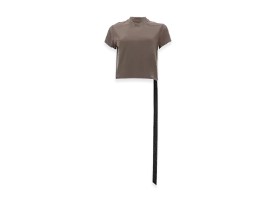 Rick Owens DRKSHDW Women's Cropped Small Level T-Shirt "Brown"
