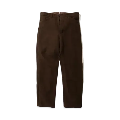 THE REAL McCOY'S Doublediamond Cottonlinen Panamatrousers "Brown"