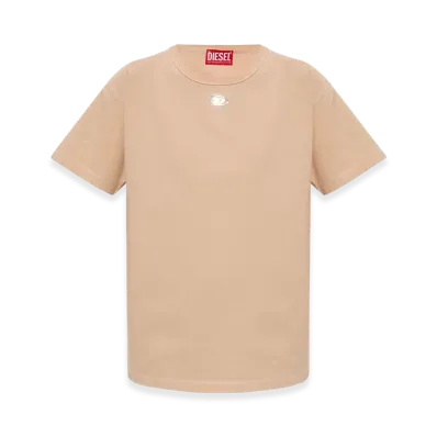 Diesel Women's T-Shirts "Beige"