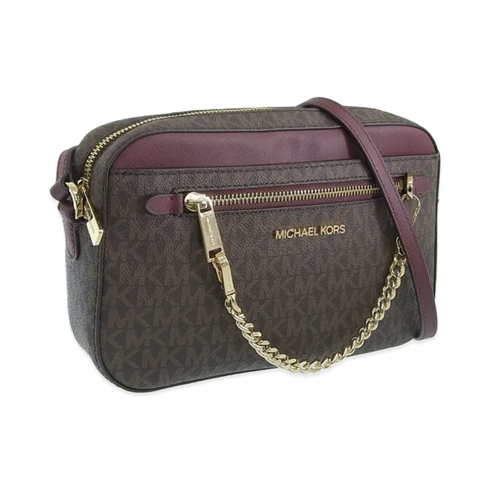MICHAEL KORS Women's Jet Set Item "Brown/Wine"