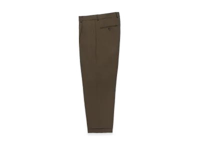 WACKO MARIA x Dormeuil Pleated Trousers Type-1,2,Double "Brown"