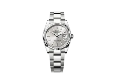 ROLEX Datejust 36 Oystersteel & White Gold "Grey"